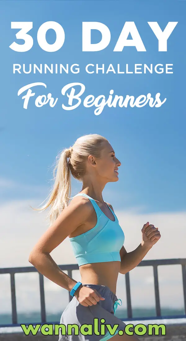 30 Day Running Challenge For Beginners via wannaliv.com #wannaliv