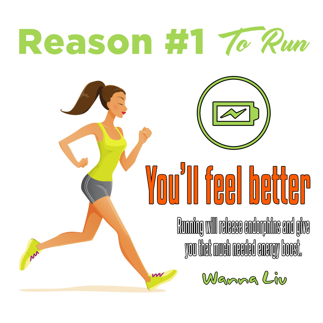 15 Reasons Why You Should Go For A Run, NOW! via wannaliv.com