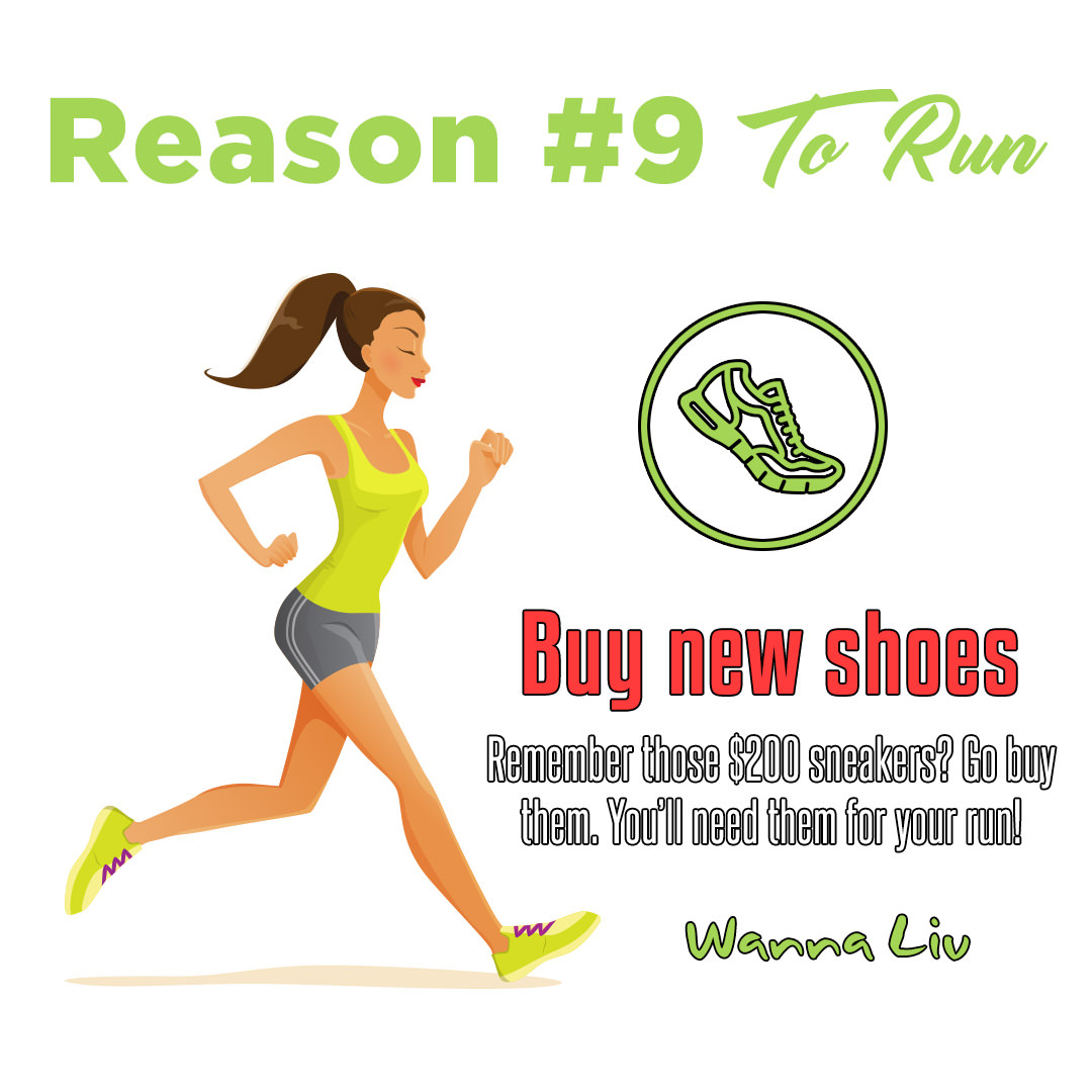 15 Reasons Why You Should Go For A Run, NOW! via wannaliv.com