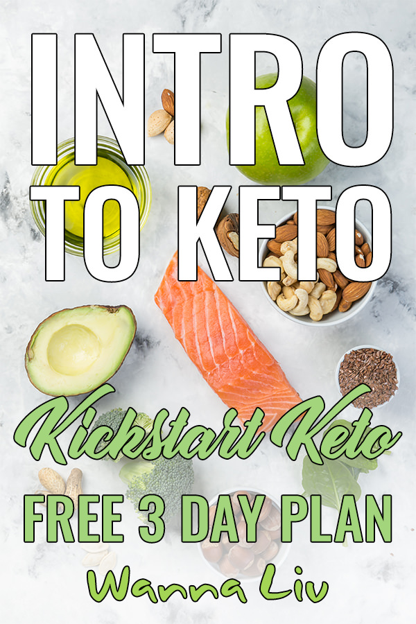 Intro To Keto: Kickstart Keto Free 3 Day Plan via wannaliv.com