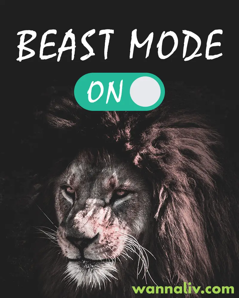 Beast Mode... ON. | Amazing Motivational & Inspirational Gym Quotes via Wanna Liv #wannaliv