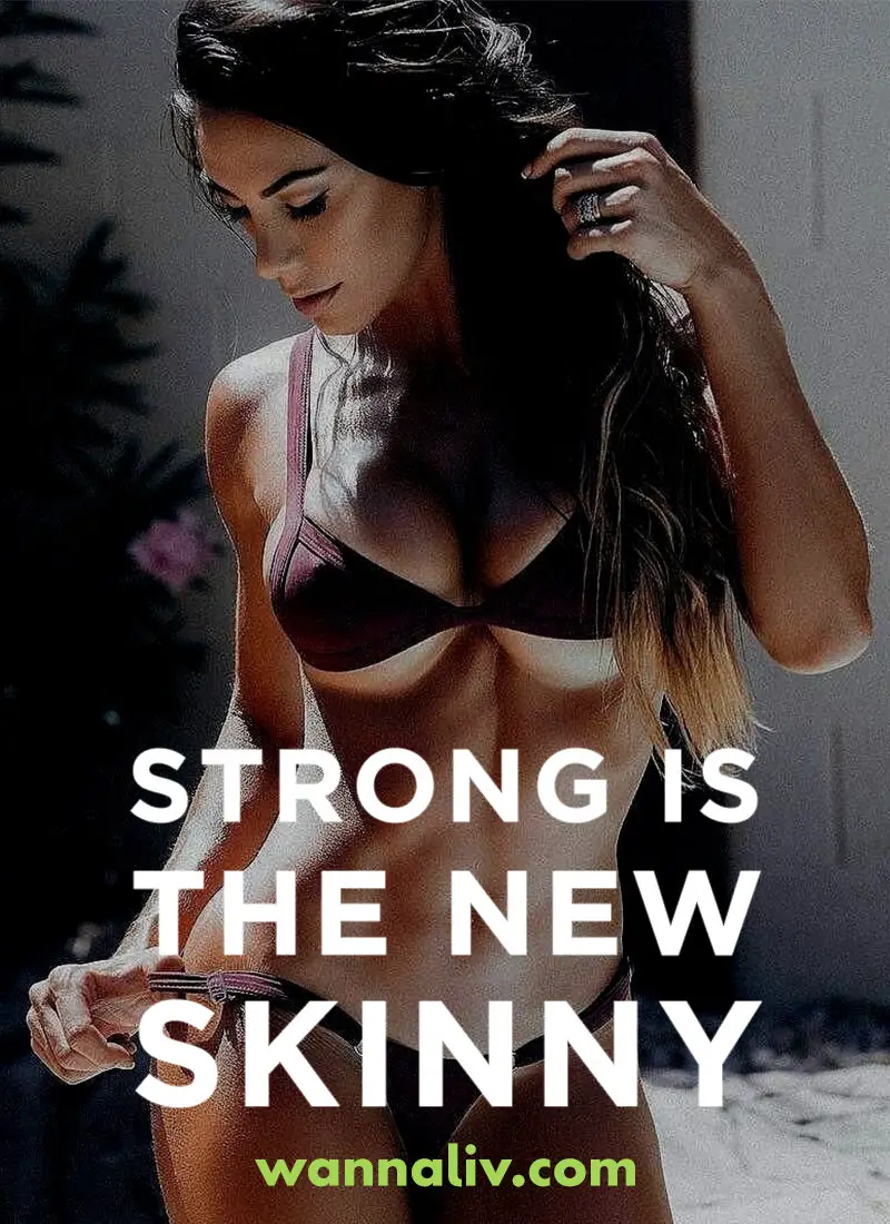 Strong is the new skinny. | Amazing Motivational & Inspirational Gym Quotes via Wanna Liv #wannaliv