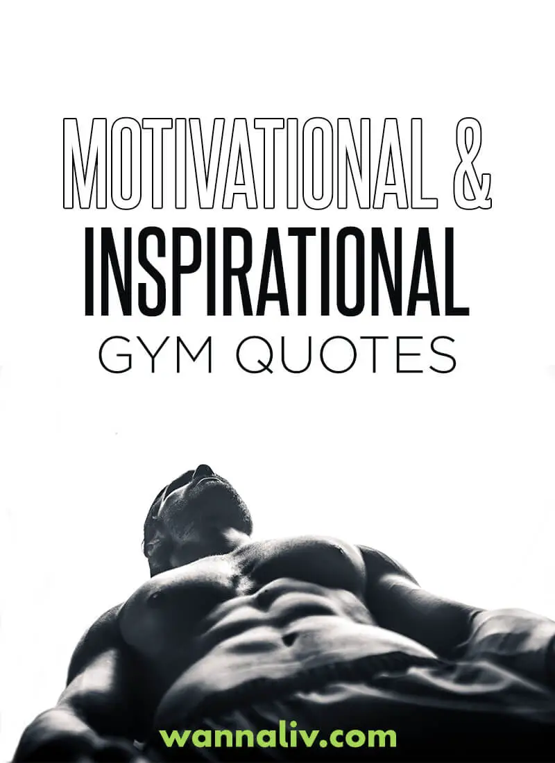 Amazing Motivational & Inspirational Gym Quotes via wannaliv.com #wannaliv