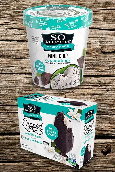 Keto/Low Carb Friendly Ice Cream Brands: So Delicious® Dairy Free via Wanna Liv