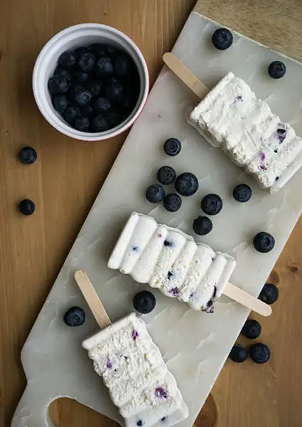 Blueberry Cheesecake Popsicles Recipe