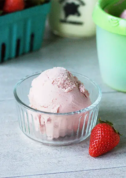 Low Carb Strawberry Ice Cream Recipe