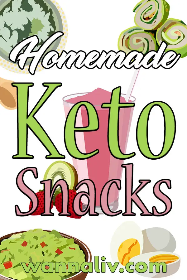 The Best Keto Diet Friendly Snacks Guide: Homemade Keto Snacks via wannaliv.com #wannaliv